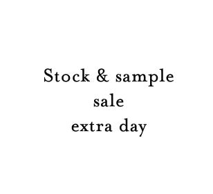 Extra stock/sample sale